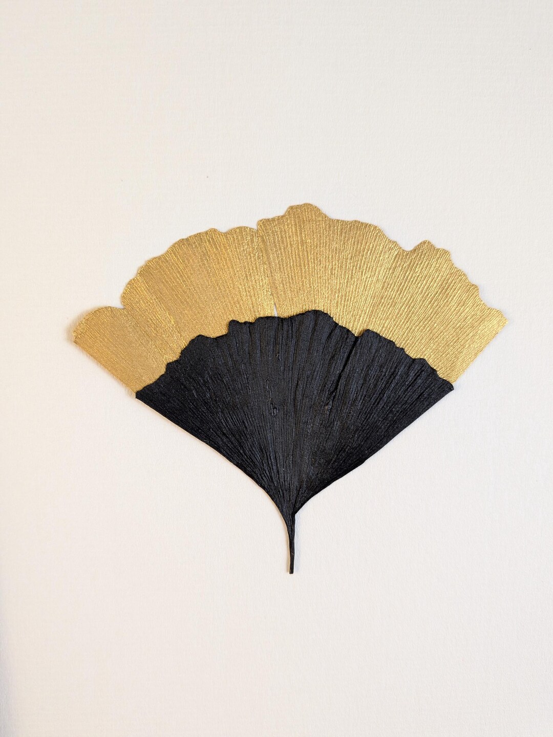 Duo de ginkgo noir et doré – vue 2